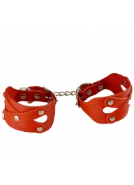 Красные наручники «Цезарь» - Sitabella - купить с доставкой в Нижнекамске