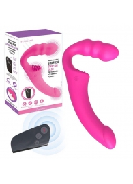 Розовый безремневой страпон Straples Strap-On Dildo - Erokay - купить с доставкой в Нижнекамске