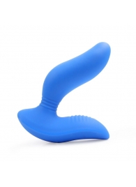 Синий вибромассажер простаты 3,5’’ Curve P-spot Massager - 12 см. - Erokay - в Нижнекамске купить с доставкой