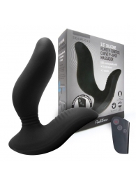 Черный вибромассажер простаты 3,5’’ Remote Control Curve P-spot Massager - 12 см. - Erokay - в Нижнекамске купить с доставкой