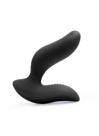 Черный вибромассажер простаты 3,5’’ Curve P-spot Massager - 12 см. - Erokay - в Нижнекамске купить с доставкой
