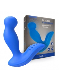 Синий вибромассажер простаты 3,5’’ P-spot Massager - 12,5 см. - Erokay - в Нижнекамске купить с доставкой