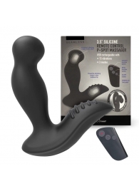 Черный вибромассажер простаты 3,5’’ Remote Control P-spot Massager - 12,5 см. - Erokay - в Нижнекамске купить с доставкой