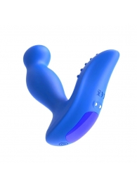 Синий вибромассажер простаты 3,5’’ Remote Control P-spot Massager - 12,5 см. - Erokay - в Нижнекамске купить с доставкой
