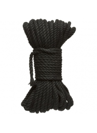 Черная верёвка для связывания и фиксации Bind Tie - 15,24 м. - Doc Johnson - купить с доставкой в Нижнекамске