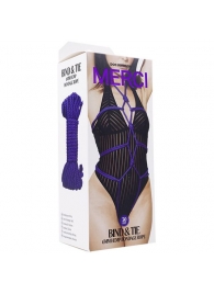 Фиолетовая верёвка для связывания и фиксации Bind Tie - 9,14 м. - Doc Johnson - купить с доставкой в Нижнекамске