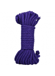 Фиолетовая верёвка для связывания и фиксации Bind Tie - 9,14 м. - Doc Johnson - купить с доставкой в Нижнекамске