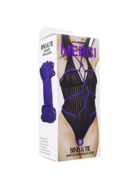 Фиолетовая верёвка для связывания и фиксации Bind Tie - 15,24 м. - Doc Johnson - купить с доставкой в Нижнекамске
