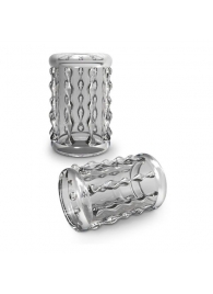 Прозрачная насадка с бороздками STAY HARD COCK SLEEVE 04 CLEAR - Blush Novelties - в Нижнекамске купить с доставкой