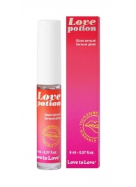 Возбуждающий блеск для губ Love Potion - 8 мл. - Love to Love - купить с доставкой в Нижнекамске