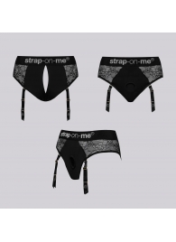 Трусики для фиксации насадок Strap-on-me Harness Lingerie Diva XS - Strap-on-me - купить с доставкой в Нижнекамске