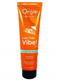 Гель с эффектом вибрации Lube Tube Vibe Low Sex On The Beach - 100 мл. - ORGIE - купить с доставкой в Нижнекамске