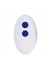 Синее эрекционное виброкольцо с клиторальной подушечкой и пультом ДУ Adjustable Fun Ring - Zero Tolerance - в Нижнекамске купить с доставкой