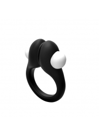 Черное эрекционное кольцо Zippy Vibrating Ring With Bullet - Adrien Lastic - в Нижнекамске купить с доставкой