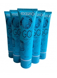 Набор из 5 пролонгирующих лубрикантов на водной основе Egzo Go (по 100 мл.) - EGZO - купить с доставкой в Нижнекамске