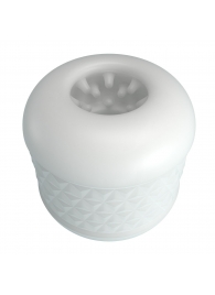 Белый сквозной мастурбатор Crystle - Baile - в Нижнекамске купить с доставкой