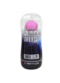 Прозрачный мастурбатор с подвижным шариком - Baile - в Нижнекамске купить с доставкой