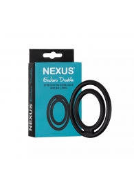 Черное двойное эрекционное кольцо Nexus Enduro Double - Nexus Range - в Нижнекамске купить с доставкой