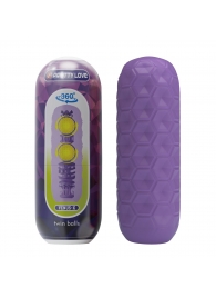 Фиолетовый мастурбатор Venus-X Twin balls - Baile - в Нижнекамске купить с доставкой