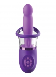 Фиолетовая помпа-вибратор Ultimate Pleasure Pro Plus - Pipedream