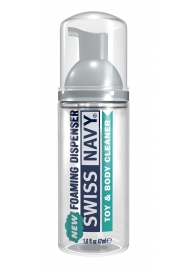 Очищающая пенка для игрушек и тела Toy   Body Cleaner Foamer - 47 мл. - Swiss navy - купить с доставкой в Нижнекамске