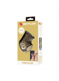 Дымчатая насадка на пенис и мошонку - Baile - в Нижнекамске купить с доставкой