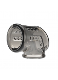 Дымчатая насадка на пенис и мошонку - Baile - в Нижнекамске купить с доставкой