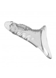 Прозрачная насадка на пенис - 22 см. - Baile - в Нижнекамске купить с доставкой