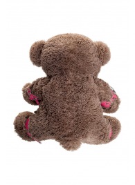 Бондажный набор: бурый мишка с розовыми оковами и наручниками - Pecado - купить с доставкой в Нижнекамске