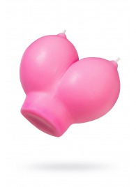 Розовая свеча «Сиськи» - 150 гр. - Pecado - купить с доставкой в Нижнекамске