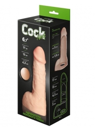 Телесный фаллоудлинитель с мошонкой Cock Next - 17 см. - LOVETOY (А-Полимер) - в Нижнекамске купить с доставкой