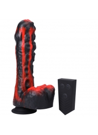 Черно-красная мини-машина на присоске Tendril Thruster - 21,6 см. - Doc Johnson - купить с доставкой в Нижнекамске