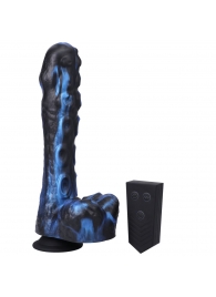 Черно-синяя мини-машина на присоске Tendril Thruster - 21,6 см. - Doc Johnson - купить с доставкой в Нижнекамске