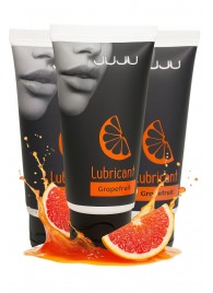 Набор из 3 съедобных лубрикантов JUJU со вкусом грейпфрута - JuJu - купить с доставкой в Нижнекамске