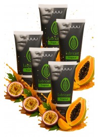 Набор из 5 съедобных лубрикантов JUJU со вкусом тропических фруктов - JuJu - купить с доставкой в Нижнекамске