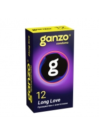 Презервативы с анестетиком для продления удовольствия Ganzo Long Love - 12 шт. - Ganzo - купить с доставкой в Нижнекамске