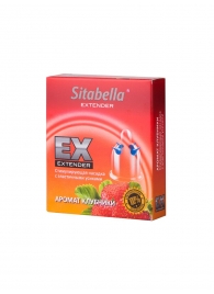 Стимулирующая насадка Sitabella Extender  Клубника - Sitabella - купить с доставкой в Нижнекамске