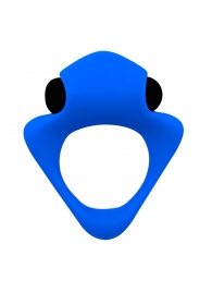 Синее эрекционное кольцо Wooomy Tribeс с вибрацией - Adrien Lastic - в Нижнекамске купить с доставкой