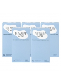 Набор из 5 упаковок ультратонких презервативов Pleasure Lab (по 12 шт.) - Pleasure Lab - купить с доставкой в Нижнекамске