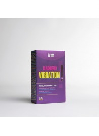 Стимулирующий гель с эффектом вибрации Blackberry Vibration - 15 мл. - INTT - купить с доставкой в Нижнекамске