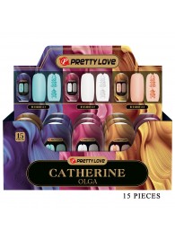 Набор из 15 мастурбаторов Catherine Olga - Baile - в Нижнекамске купить с доставкой