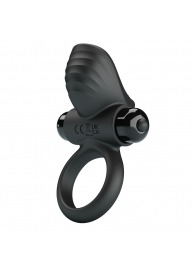 Черное эрекционное кольцо с вибрацией Adrien - Baile - в Нижнекамске купить с доставкой
