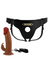 Мужской полый страпон с вибрацией Marion - Baile - купить с доставкой в Нижнекамске