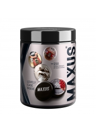 Черные утолщенные презервативы MAXUS Extra Strong с железным кейсом - 15 шт. - Maxus - купить с доставкой в Нижнекамске