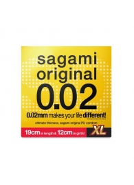 Презерватив увеличенного размера Sagami Original 0.02 XL-size - 1 шт. - Sagami - купить с доставкой в Нижнекамске