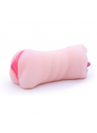 Телесный двусторонний мастурбатор - вагина и ротик - Boys of Toys - в Нижнекамске купить с доставкой