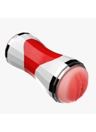 Двусторонний мастурбатор в колбе Power Grip Cup - вагина и ротик - Boys of Toys - в Нижнекамске купить с доставкой