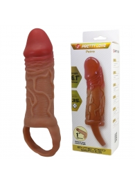 Реалистичная насадка на член Peirre - 15,5 см. - Baile - в Нижнекамске купить с доставкой