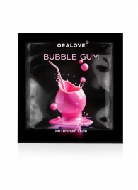 Саше съедобной оральной смазки OraLove с ароматом бабл-гам - 3 гр. - Биоритм - купить с доставкой в Нижнекамске