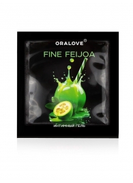 Саше съедобной оральной смазки OraLove с ароматом фейхоа - 3 гр. - Биоритм - купить с доставкой в Нижнекамске